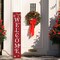 Christmas Porch Sign Welcome Sign For Front Porch(Christmas Welcome)